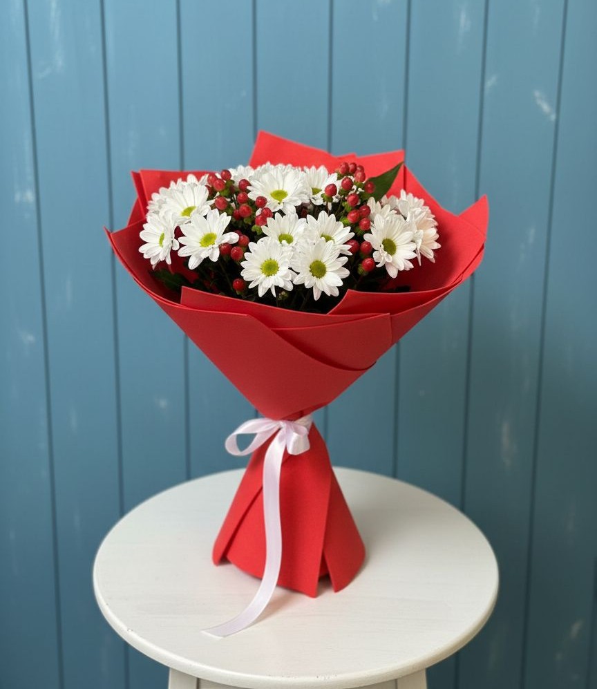 Букет цветов из: Хризантемы в Козмодемьянске