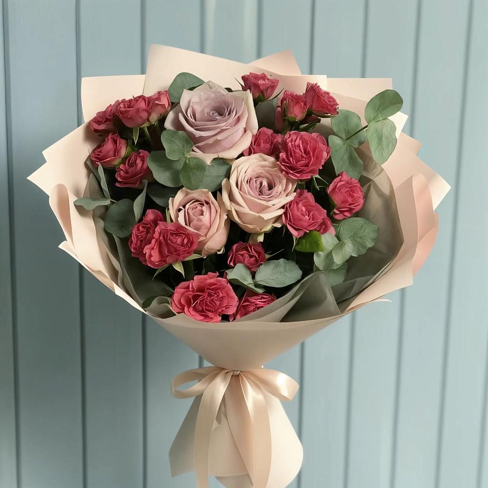 Букет цветов из: Гвоздики и Розы в Козмодемьянске