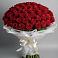 Букет 101 Красная роза Блэк Мэджик в Козмодемьянске