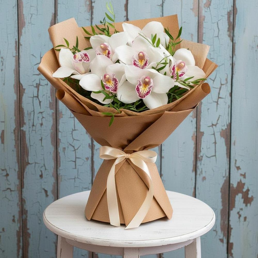 Букет цветов из: Орхидеи и Розы в Козмодемьянске