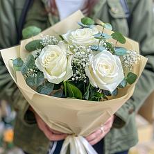 Букет Нежные грёзы в Козмодемьянске Букет цветов из: Розы в Козмодемьянске