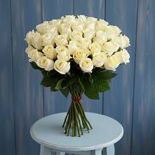 Букет 51 Белая роза Эдлесс Лав #REPLACE_PRED# Козмодемьянске