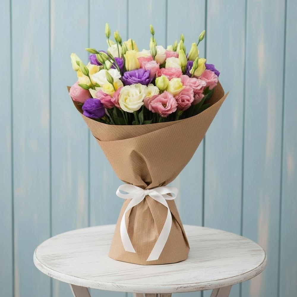 Букет цветов из: Лизиантусы в Козмодемьянске