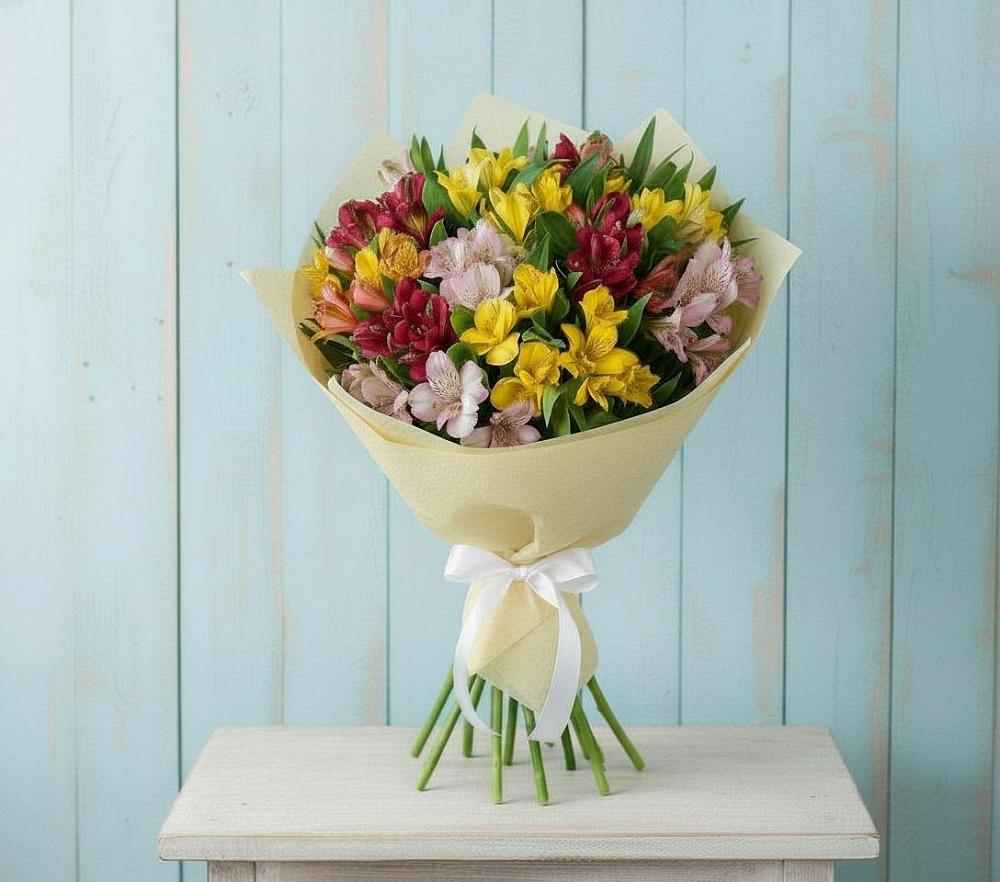 Букет цветов из: Альстромерии в Козмодемьянске