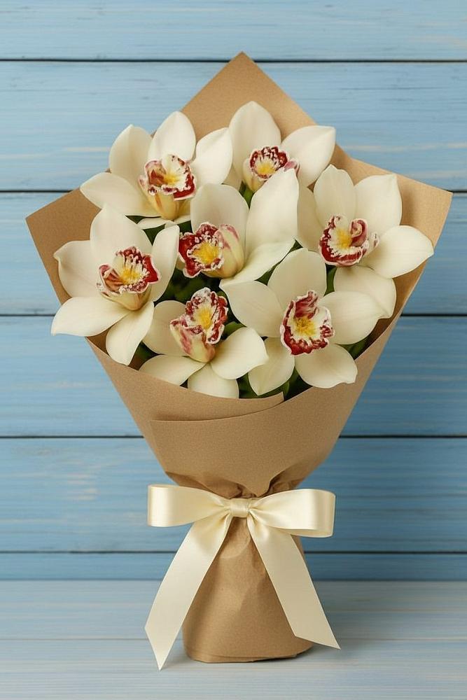 Букет цветов из: Орхидеи и Розы в Козмодемьянске