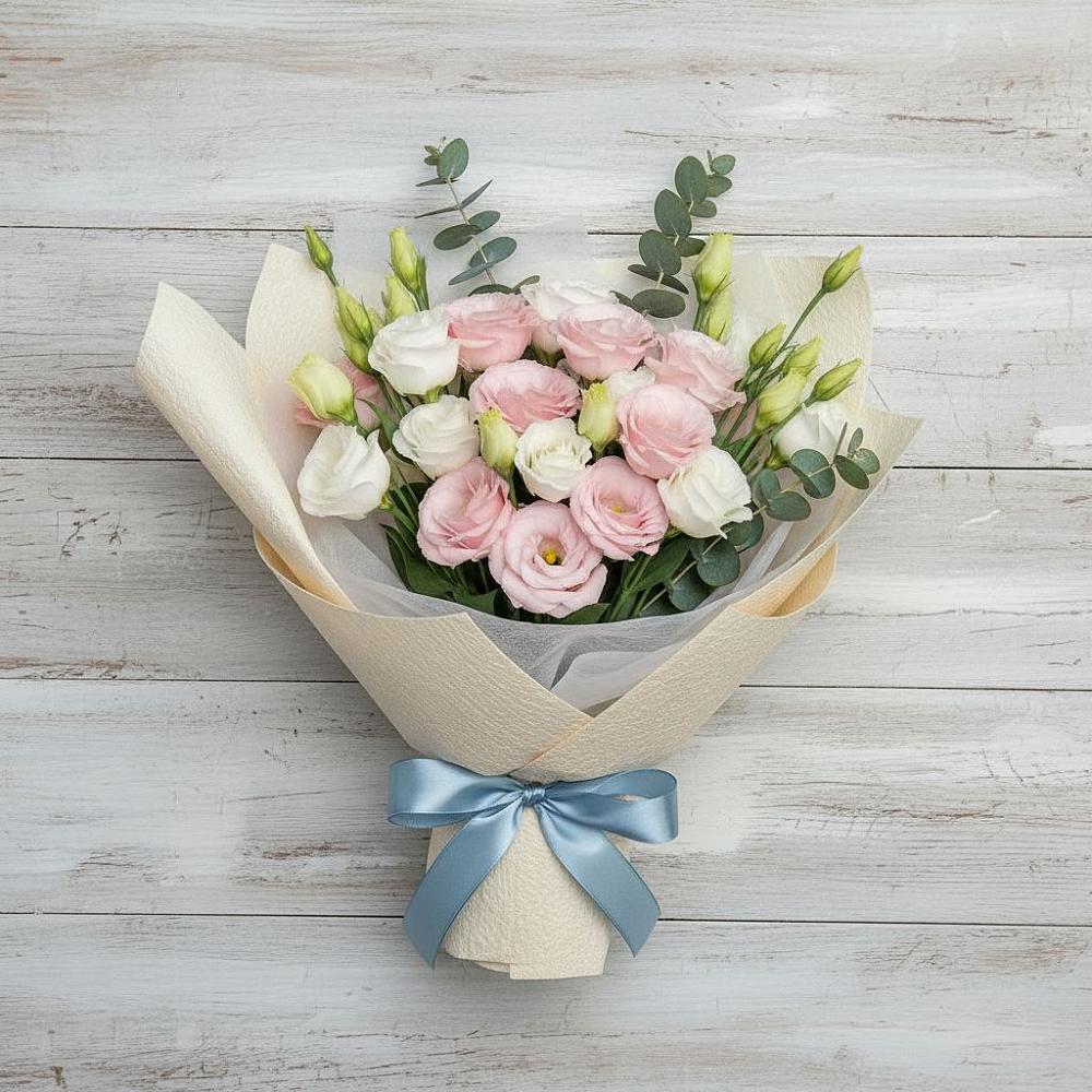 Букет цветов из: Лизиантусы в Козмодемьянске